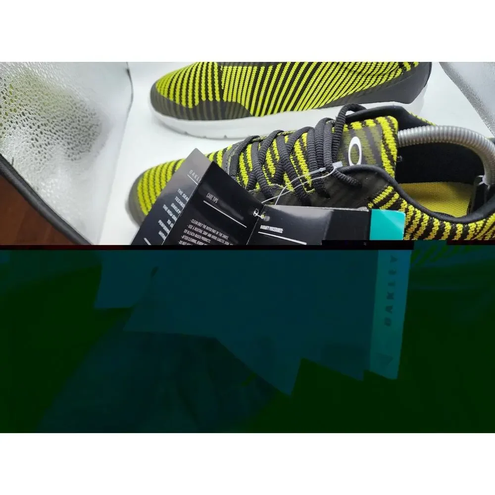 Oakley EV Zero Men's 10 Training Running Green Shoes Sneaker Dry Cross Pattern